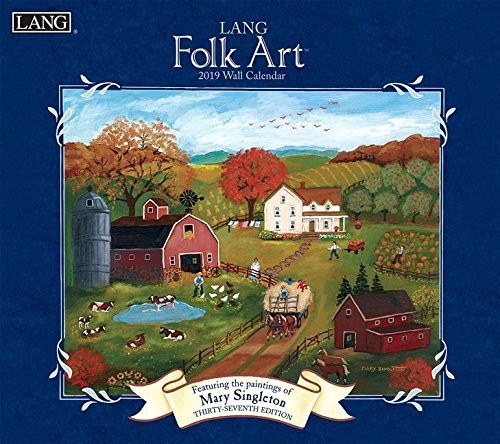 Lang Folk Art 2019 Calendar: Bonus Free Download