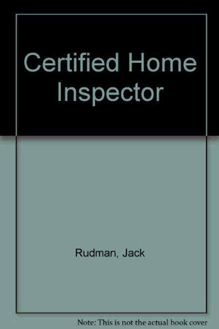 Certified Home Inspector(Passbooks)