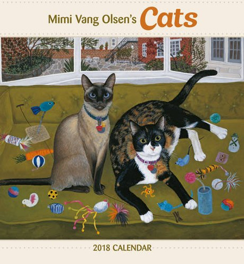 Mimi Vang Olsen's Cats 2018 Wall Calendar