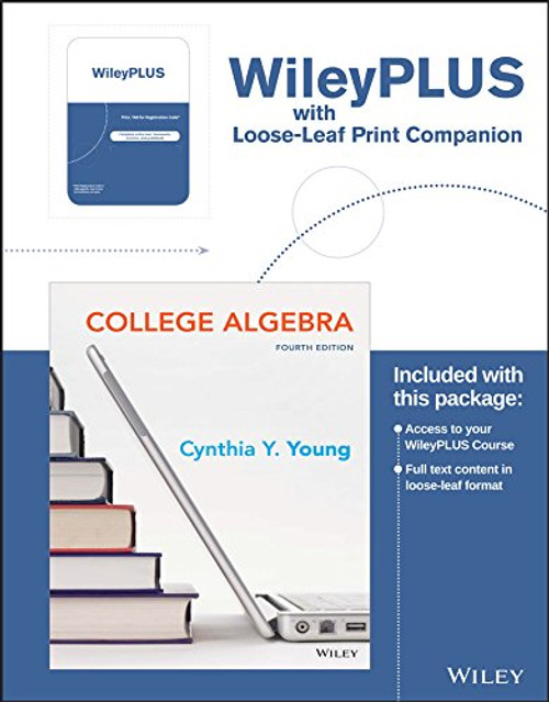 College Algebra, 4e WileyPLUS Learning Space Registration Card + Loose-leaf Print Companion