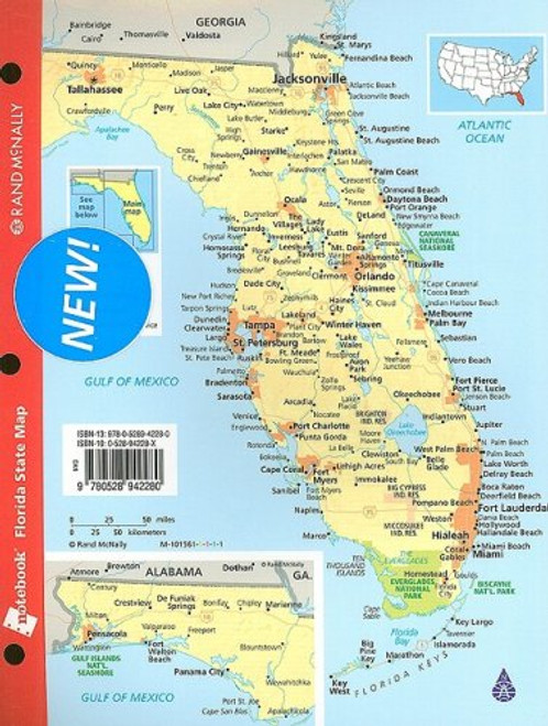 Notebook Florida State Map