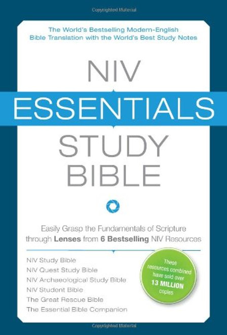 NIV, Essentials Study Bible, Hardcover: Easily Grasp the Fundamentals of Scripture through Lenses from 6 Bestselling NIV Resources