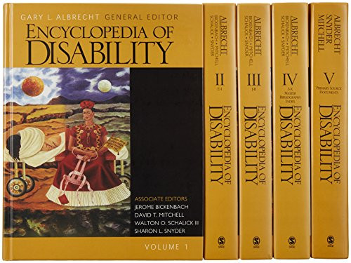 Encyclopedia of Disability, 5 volume set