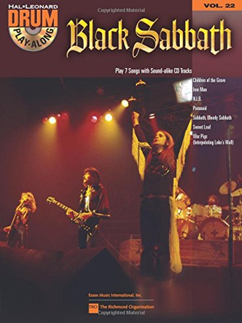 Black Sabbath: Drum Play-Along Volume 22 (Book/CD)