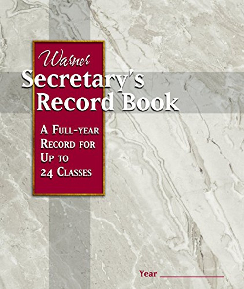 Secretary's Record Book