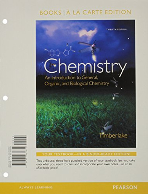 Chemistry: An Introduction to General, Organic, and Biological Chemistry, Books a la Carte Edition & Modified MasteringChemistry with Pearson eText -- ValuePack Access Card Package