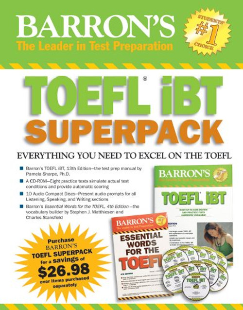 Barron's TOEFL iBT Superpack