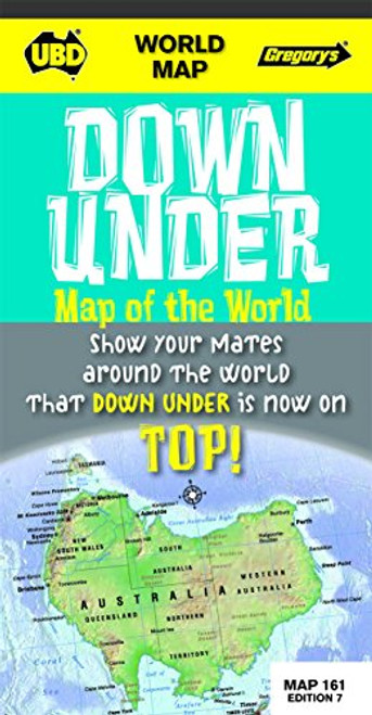 World Down Under Map of the World #161 UBD (Folded)