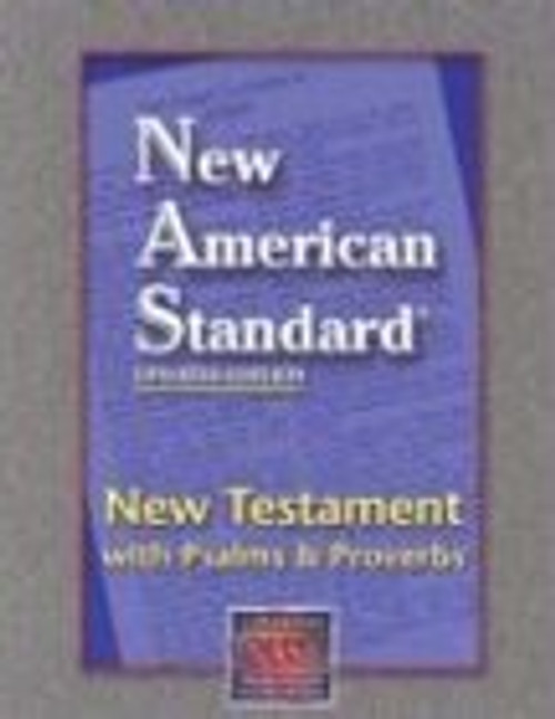 NAS New Testament with Psalms and Proverbs (Black, Bonded Leather)