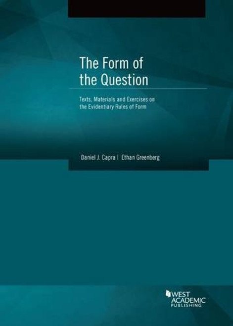 The Form of The Question (Coursebook)