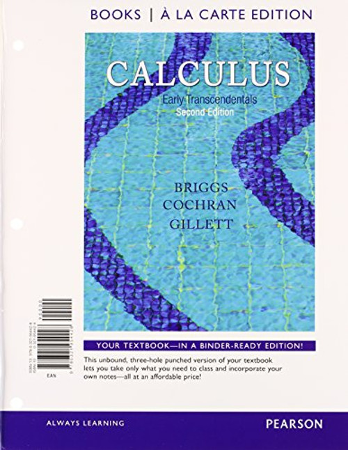 Calculus: Early Transcendentals, Books a la Carte Plus MyLab Math/MyLab Statistics  Student Access Kit (2nd Edition)