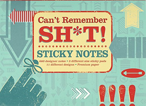 Can't Remember Sh*t Sticky Notes (self-stick notes)