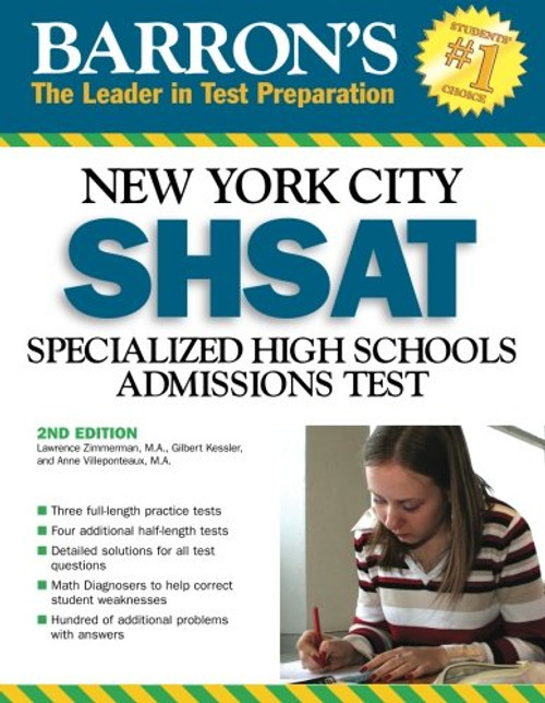 Barron's New York City SHSAT: Specialized High School Admissions Test (Barron's: The Leader in Test Preparation)