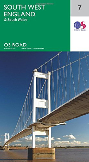 South West England (OS Road 7) (OS Road Map)