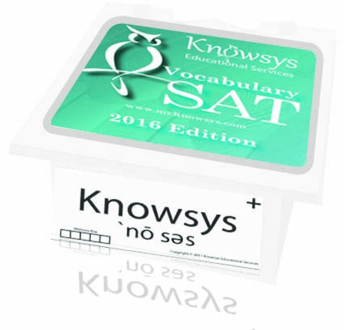 Knowsys 2016 SAT Vocabulary Flashcards