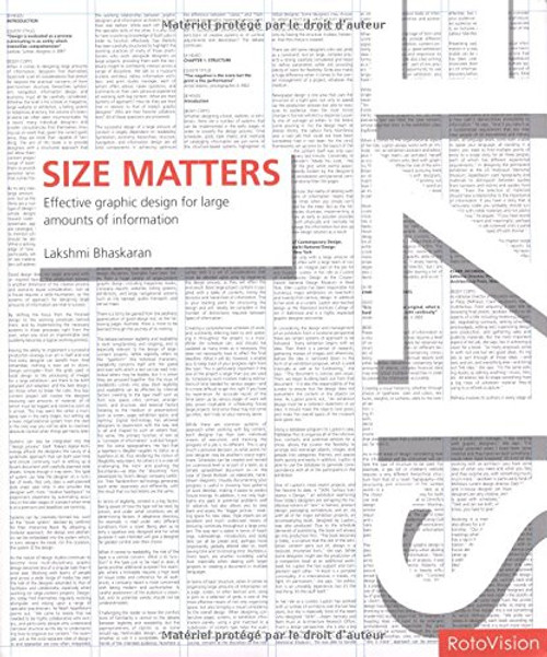 Size Matters: Successful Graphic Design for Large Amounts of Information