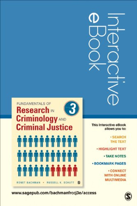 Fundamentals of Research in Criminology and Criminal Justice, Interactive eBook