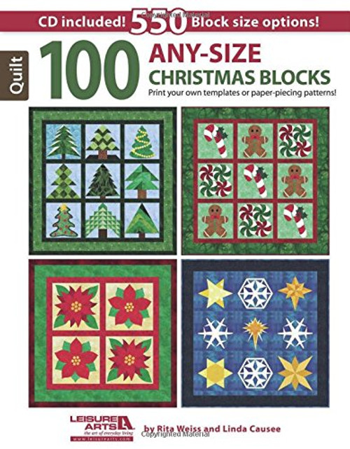 100 Any-Size Christmas Blocks (Book & CD)