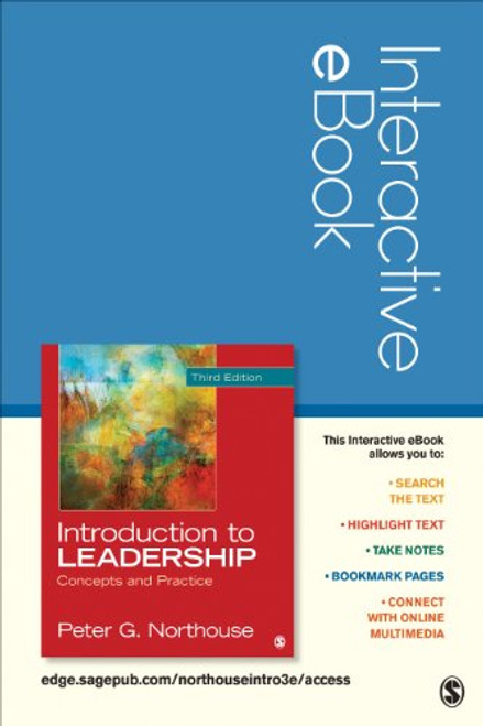 Introduction to Leadership Interactive eBook: Concepts and Practice