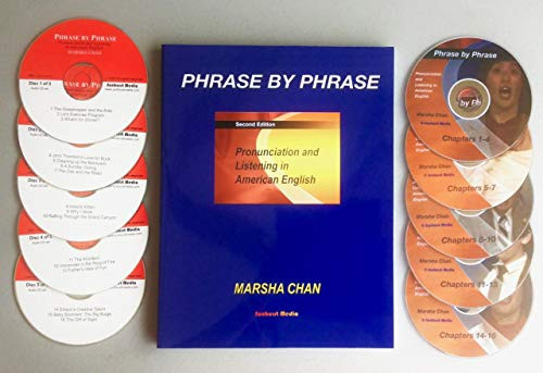 Phrase by Phrase Pronunciation and Listening in American English (2nd ed.) book with 5 DVDs and 5 CDs