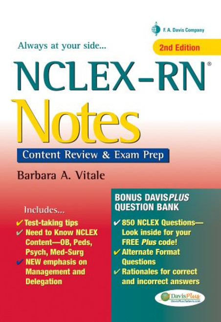 NCLEX-RN Notes: Content Review & Exam Prep (Davis's Notes)