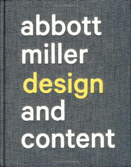 Abbott Miller: Design and Content