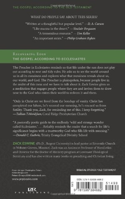 Recovering Eden: The Gospel According to Ecclesiastes (The Gospel According to the Old Testament)