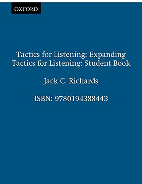 Tactics for Listening: Expanding Tactics for Listening: Student Book