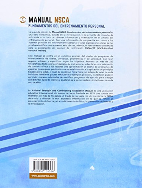 Manual NSCA. fundamentos del entrenamiento personal (Spanish Edition)