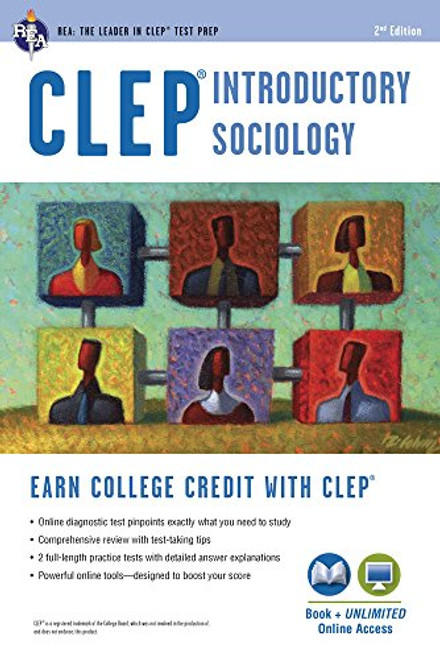 CLEP Introductory Sociology Book + Online (CLEP Test Preparation)