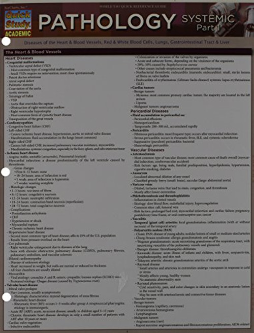 Pathology: Systemic 1 (Quick Study: Academic)