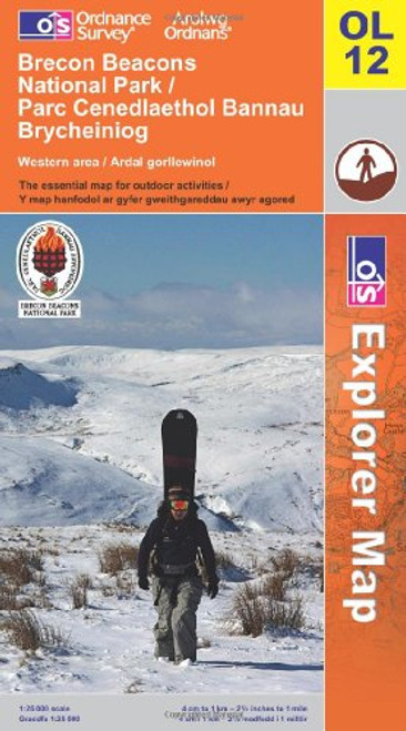 Exp/Ol 12 Brecon Beacons West & Centl (Explorer Maps) - Wales (OS Explorer Map)