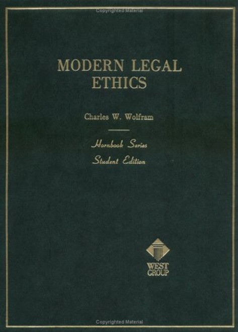 Modern Legal Ethics (Hornbook Series)