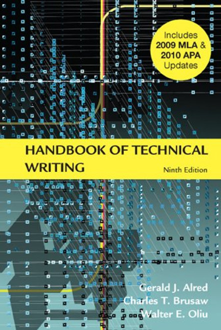 Handbook of Technical Writing with 2009 MLA and 2010 APA Updates