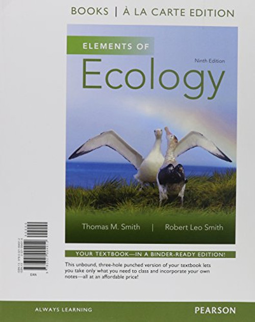 Elements of Ecology, Books a la Carte Plus Mastering Biology with eText -- Access Card Package (9th Edition)