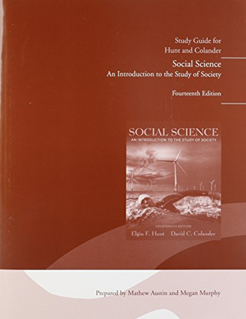 Study Guide for Social Science: An Introduction to the Study of Society