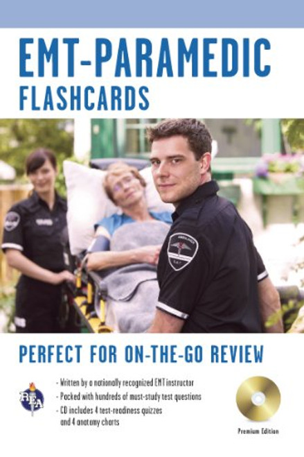 EMT-Paramedic Premium Edition Flashcard Book w/CD (EMT Test Preparation)