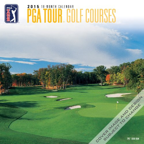 PGA TOUR Golf Courses 2015 Square 12x12