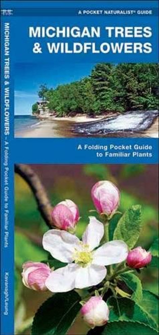 Michigan Trees & Wildflowers: A Folding Pocket Guide to Familiar Species (A Pocket Naturalist Guide)