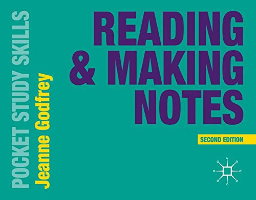 Reading and Making Notes (Pocket Study Skills)