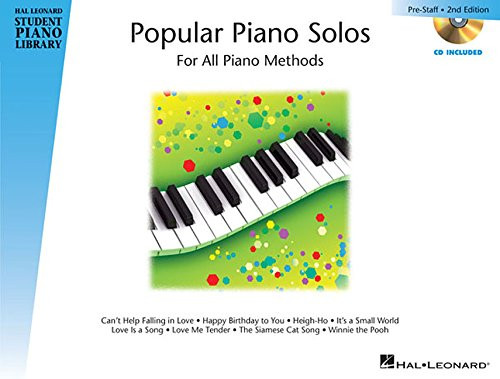 Popular Piano Solos  - Prestaff Level: Hal Leonard Student Piano Library Book with Enhanced CD including