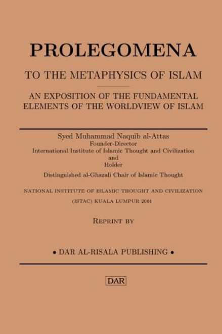 Prolegomena to the Metaphysics of Islam