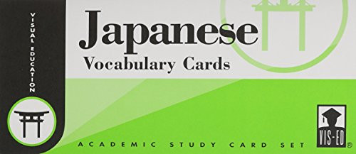 Japanese Vocabulary Cards: Academic Study Card Set