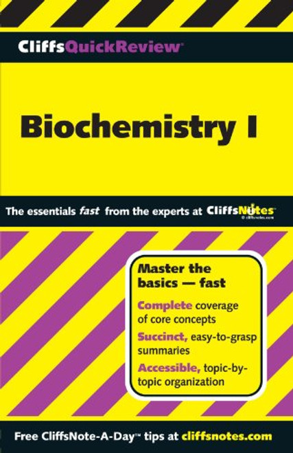 CliffsQuickReview Biochemistry I (Cliffs Quick Review (Paperback))