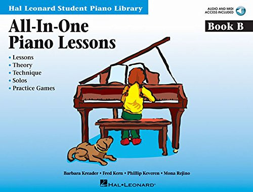 All-In-One Piano Lessons Book B: Book with Audio and MIDI Access Included (Hal Leonard Student Piano Library (Songbooks))
