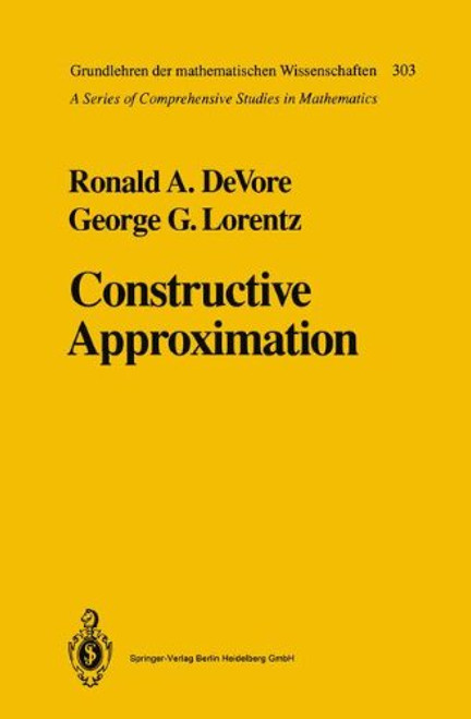 Constructive Approximation (Grundlehren der mathematischen Wissenschaften)