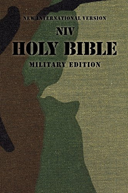 NIV, Holy Bible Military Edition, Paperback, Woodland Camo