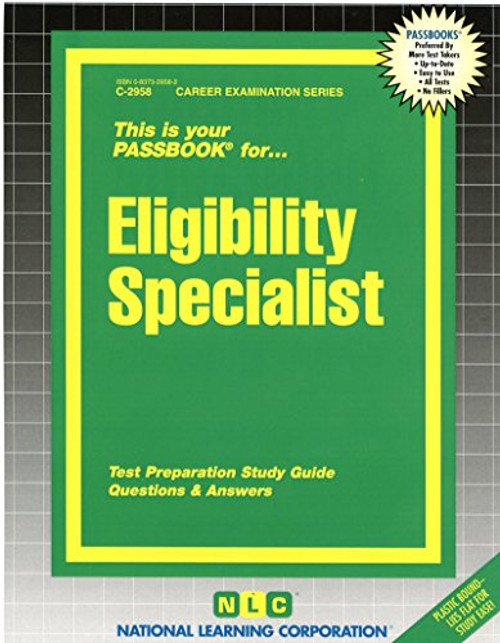 Eligibility Specialist(Passbooks) (Career Examination Series)