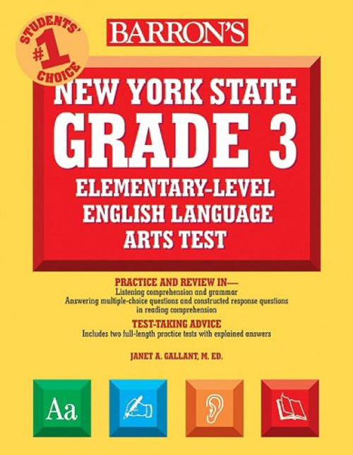 Barron's New York State Grade 3 Elementary-Level English Language Arts Test