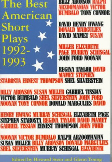 Best American Short Plays 92-93            Paprback